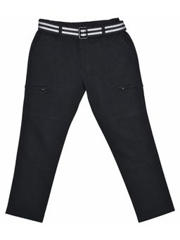 CAVIO - Black Solid Cargo and Belt