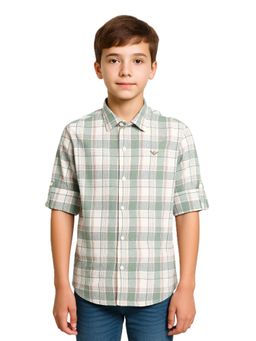 CAVIO - Green Checks Shirt