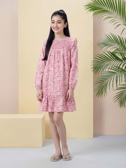 Lil Tomatoes - Pink Floral Dress