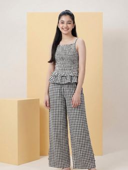 Lil Tomatoes - Black Checks Top and Pant