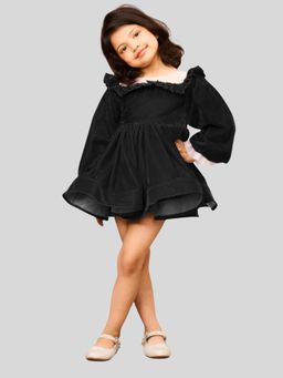 Pink Cow - Black Solid Dress