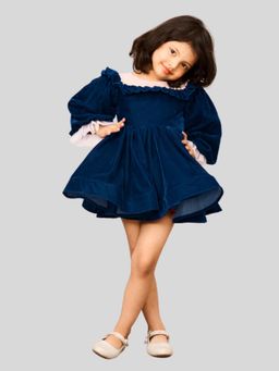 Pink Cow - Teal Solid Dress