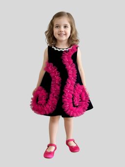 Pink Cow - Pink Solid Dress