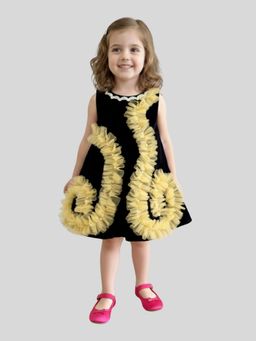 Pink Cow - Yellow Solid Dress