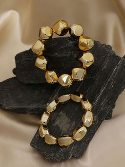 Sohi - California Gold Graine Beaded Bracelet (Set Of 2)