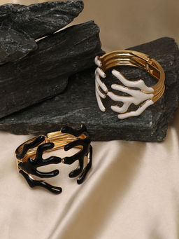 Sohi - Rameau Cuff Bracelet (Pack Of 2)