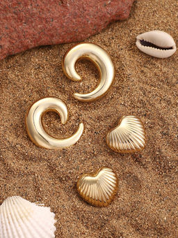 Sohi - California Gold Everyday-Lume Stud Earrings (Set Of 2)