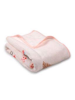 Mee Mee - Unisex Pink Cotton Printed Towel