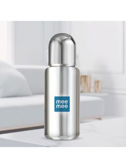 Mee Mee - Unisex Silver Stainless Steel Solid/Plain Feeding Bottle