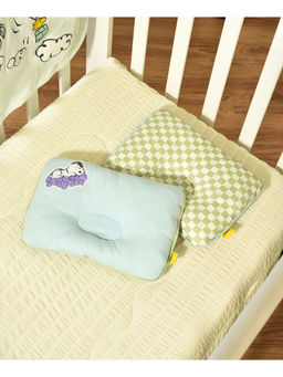 Mi Arcus - Cotton Head Shaping Baby Pillow – Pack of 2, Multicolor for 0 -12 M.