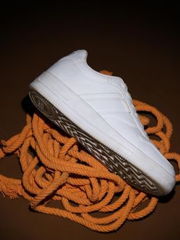 Jack & Jones - White Lace-Up Casual Sneakers