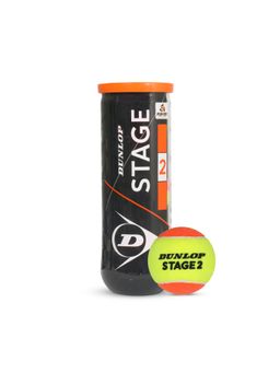 Dunlop Sports - Stage Two Green 12 Cans with 36 Yellow Tennis Balls