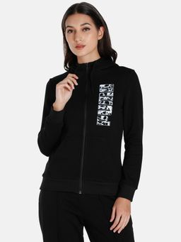 Puma - Hooded Fullzip Womens Black Jacket