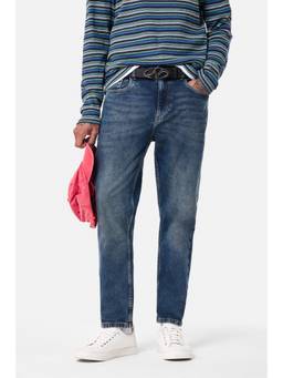 Snitch - Blue Washed Straight Casual Jeans