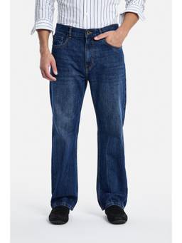 Snitch - Blue Washed Straight Casual Jeans