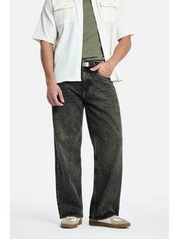 Snitch - Washed Charcoal Washed Relaxed Casual Jeans