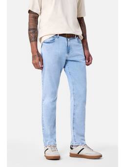 Snitch - Light Blue Washed Slim Casual Jeans