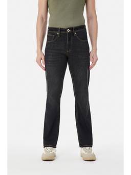 Snitch - Black Denim Straight Casual Jeans