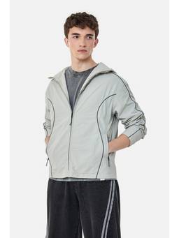 Snitch - Light Grey Plain Full Sleeves Regular Jacket