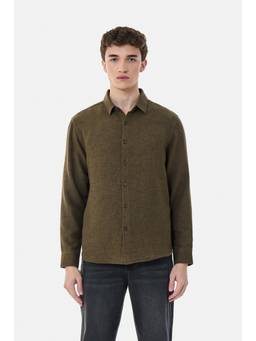 Snitch - Brown Full Sleeves Regular Casual Shirt