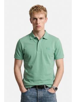 Snitch - Mint Solid Half Sleeves Regular Casual Polo T-Shirt