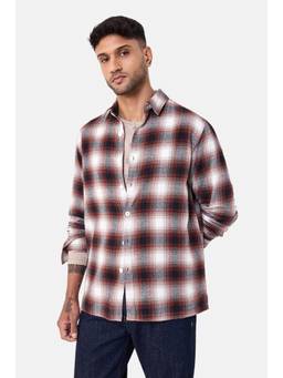 Snitch - Multi-Color Plaid Full Sleeves Regular Casual Shirt