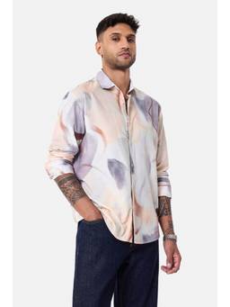 Snitch - Multi-Color Abstract Full Sleeves Regular Casual Shirt