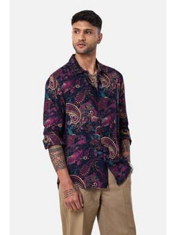 Snitch - Multi-Color Paisley Full Sleeves Regular Casual Shirt