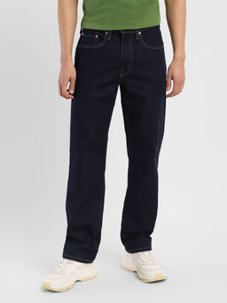 Levi's - Men 550 Navy Blue Relaxed Fit Jeans