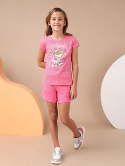 U.S. POLO ASSN. - Girls Printed Regular Fit T-shirt