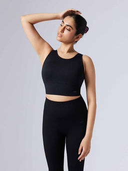 FEIER - Flexrib Low-Back Cropped Tank Top