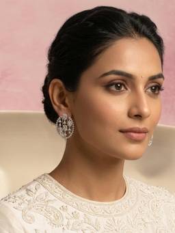 Peach Tassels - Classic Ad Studs Earring
