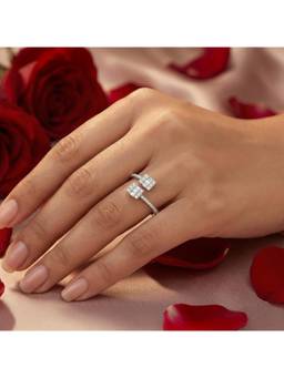 Nuyug - Shien American Diamond Adjustable Ring