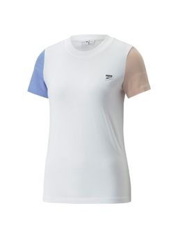 Puma - Downtown Slim Women White T-shirts