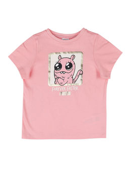 Puma - Monster Unisex Kids Pink T-shirts
