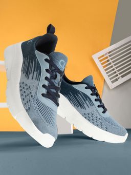 Carlton London - Fashionable Navy Blue Color Lace-Up Casual Shoes