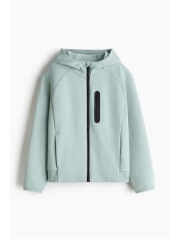 H&M - Boys Turquoise Sports Zip-Through Hoodie Jacket with Dry Move