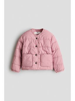 H&M - Girls Pink Quilted Jacket