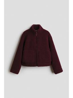 H&M - Girls Red Teddy Jacket