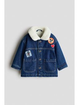 H&M - Boys Blue Appliqued Denim Jacket