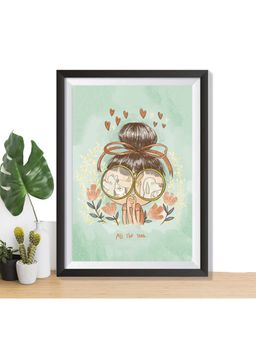 Alicia Souza - All She Sees Wall Art A5 Framed