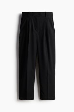 H&M - Women Black Ankle-Length Trousers