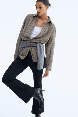 H&M - Women Black Fla Leggings