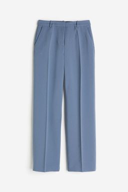 H&M - Women Blue Straight Trousers
