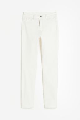 H&M - Women White Ultra High Ankle Jeggings