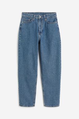 H&M - Women Blue Mom Loose Fit Ultra High Ankle Jeans