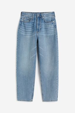 H&M - Women Blue Mom Loose Fit Ultra High Ankle Jeans