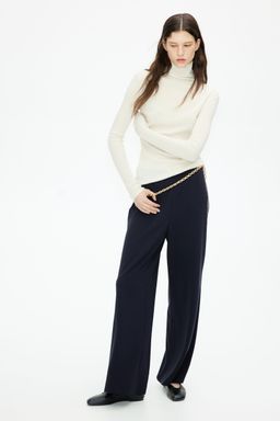 H&M - Women Blue Jersey Trousers