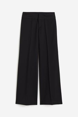 H&M - Women Black Wide Tailo Trousers