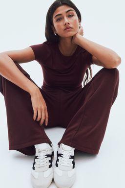 H&M - Women Red Wide Joggers